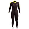 NeoSport Unisex Sports Skin Suit Black/Yellow