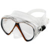 Blue Reef Fisheye Clear Silicone Mask Metal Red