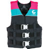 Connelly Women's Retro Nylon 3 Buckle Life Vest Black/Pink