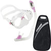 Cressi Marea JR Mask Dry Snorkel Package Pink