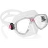 Cressi Marea Adult Snorkeling 2 Window Mask Clear/Pink