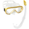 Cressi Onda Mask with Mexico Snorkeling Package Clear/Yellow