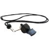 Fox 40 Classic CMG Whistle with Breakaway Lanyard Black