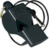 Fox 40 Classic Whistle with Breakaway Lanyard Black