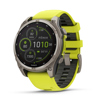 Garmin fenix 8 Solar Sapphire GPS Smartwatch Titanium with Amp Yellow/Graphite Band