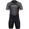 Hyperflex Men's Access 2.5mm Back Zipper Spring Suit, Black Red