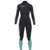 Hyperflex 3/2mm Vyrl Women's Chest Zip Full Wetsuit Black/Teal