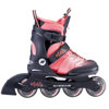K2 Sports Marlee Pro Pack Inline Skate and Pads for Girls Black/Coral