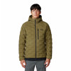 Mountain Hardwear StretchDown Hooded Jacket for Men Combat Green