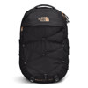 The North Face Borealis Luxe Backpack for Women TNF Black/Burnt Coral Metallic-NPF