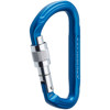 NRS Public Safety Nuq Screw Lock Carabiner Blue/Silver
