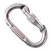 NRS Public Safety SMC Force Oval Screw-Lok Carabiner Silver