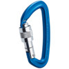 NRS Public Safety Sliq Screw Lock Carabiner Blue/Silver