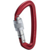 NRS Public Safety Sliq Screw Lock Carabiner Red/Silver