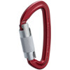 NRS Public Safety Sliq Triple Lock Carabiner Red/Silver