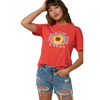 O'Neill Under The Sun Graphic Tee for Women Bittersweet