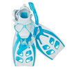 Blue Reef Sentinel Snorkeling Set Large/X-Large Black Turquoise