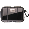 1050 Watertight Hard Micro Case with Rubber Liner - Clear/Black Black