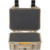 Pelican V100 Vault Small Firearm Case with Foam for One Handgun Tan