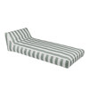 SunnyLife Luxe Lie-On Lounger Sea Grass Stripe