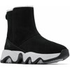 Sorel Kinetic Impact Short Waterproof Boots for Women Black/Sea Salt