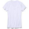 Under Armour UA Tech V-Neck Short Sleeve Shirt for Women White/Metallic Silver