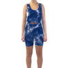 Uzzi Sleeveless Cropped Top for Women Purple Multi