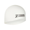 Zoggs Easy-Fit Silicone Swim Cap White