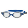 Zoggs Predator Flex Curved Swim Goggles Gray/Blue/Clear