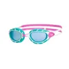 Zoggs Predator Junior Swim Goggles Pink/Turquoise