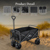 Aqua Blue Reef Heavy-Duty Folding Beach Cart ...: Picture 8 thumbnail