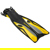 Phantom Aquatics Rapido Flipper Open Heel Fins: Picture 4 thumbnail