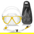 Phantom Aquatics Rapido Panto-180 Four Lens Mask and Snor...: Picture 2 thumbnail