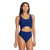 Speedo Keyhole Rib One Piece for Women: Picture 1 thumbnail