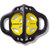 Speedo Push Plate, Black/Yellow: Picture 1 thumbnail