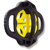 Speedo Push Plate, Black/Yellow: Picture 2 thumbnail