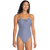 Speedo Texture Stripe Bandeau One Piece ...: Picture 5 thumbnail