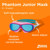 Zoggs Phantom Junior Swim Mask: Picture 2 thumbnail
