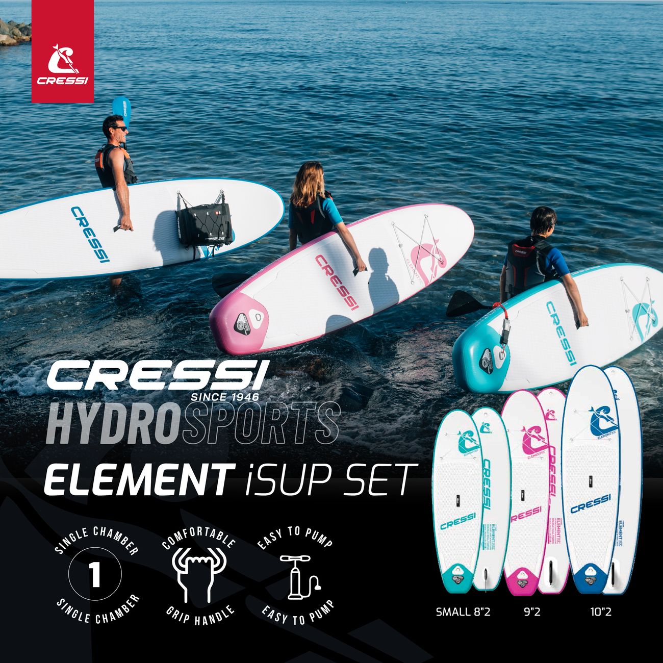 Cressi Hydrosports Element All Round iSUP Set