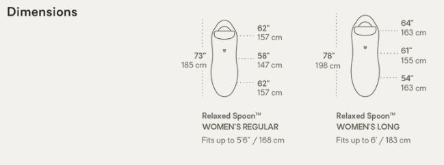 Nemo Tempo 20 Sleeping Bag for Women-Long