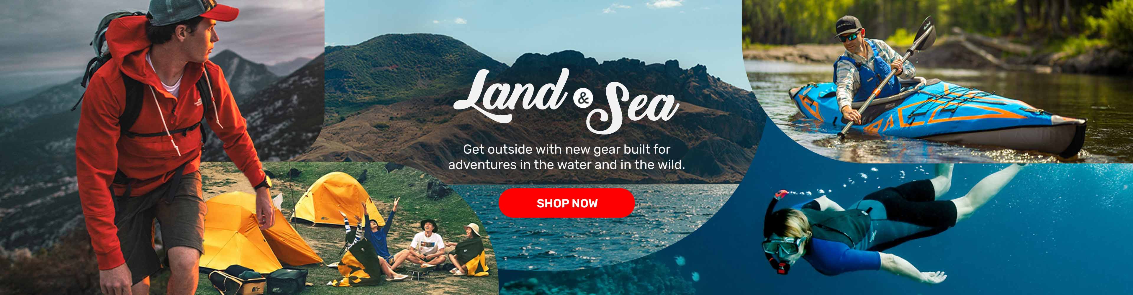 Land & Sea - New Camping and Watersports Gear