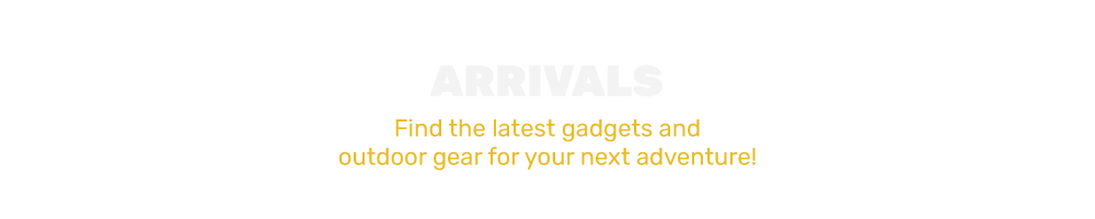 New Arrivals in Outdoor Gear