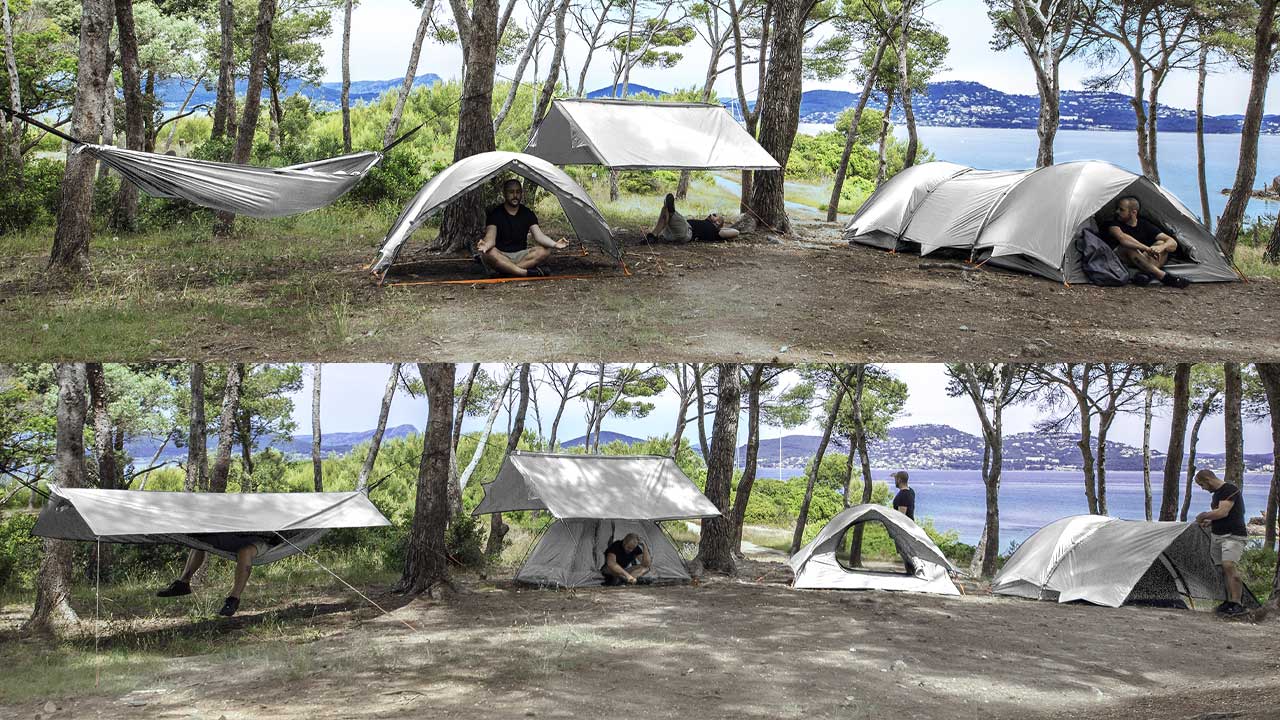 Qaou Beluga Modular tent, unique system and patented by ©Qaou outdoor.