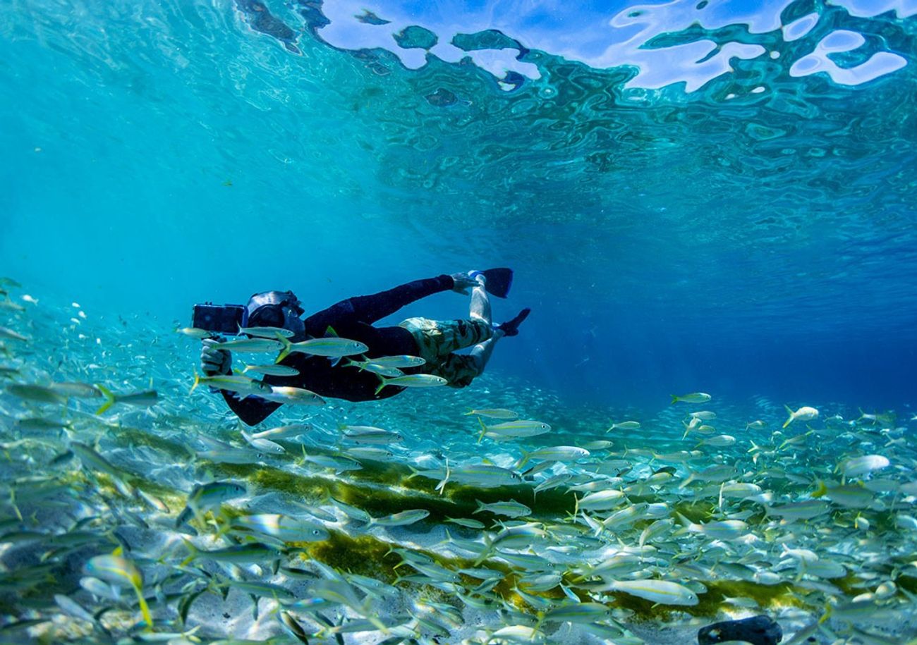 -'ProShotCase' Camera App for Underwater filming -Includes a Floating Hand Grip and Travel Case
