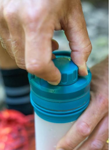 Grayl UltraPress Water Purifier Bottle 500, Nature Edition