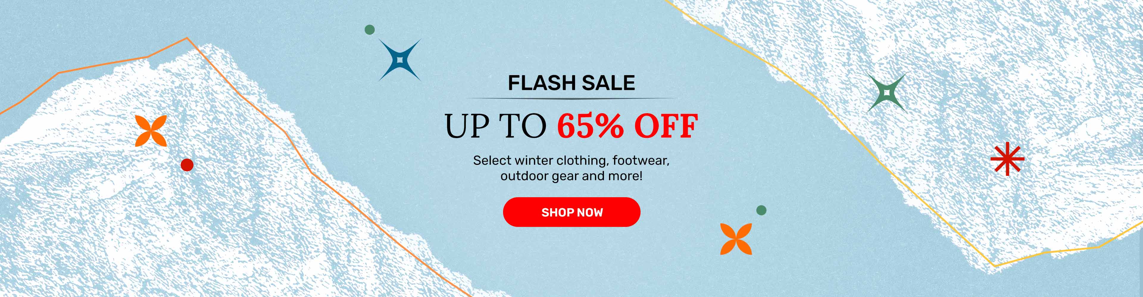 48-HOUR FLASH SALE | UP TO 65% OFF Select winter gear and accessories