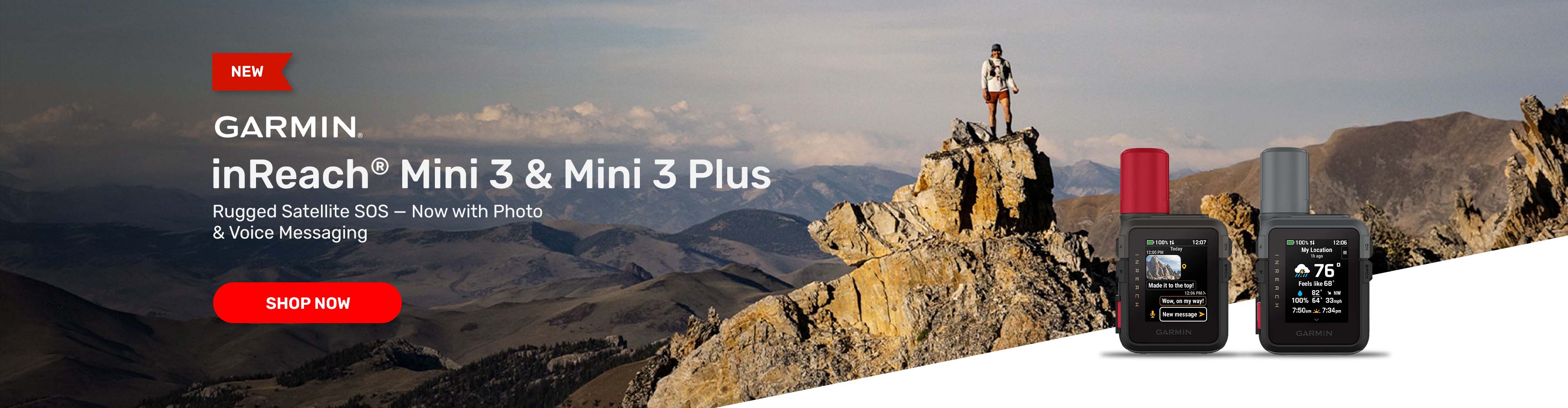 Garmin inReach Mini 3 — Compact Satellite Communicator