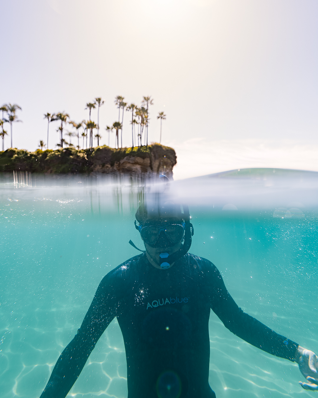 Aqua Blue 3/2 Full Suit affordable jumpsuit