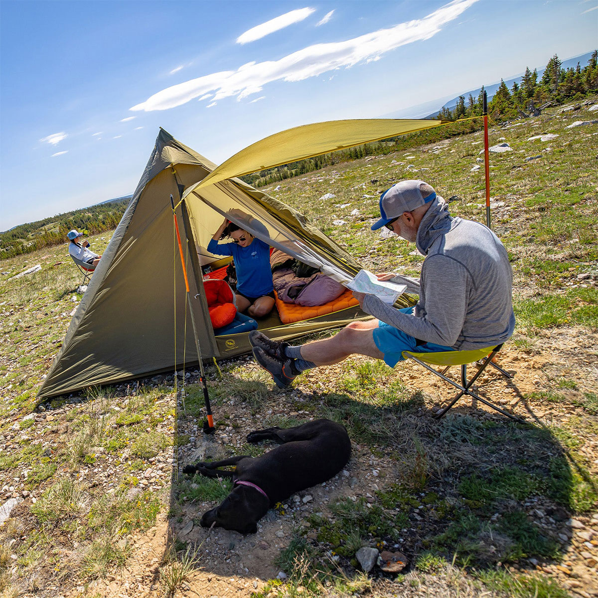 【未使用】BIG AGNES（ビッグアグネス）Gold Camp 5 Tarp Gold Camp 5 Tarp Pyramid-Style Shelter | Big Agnes