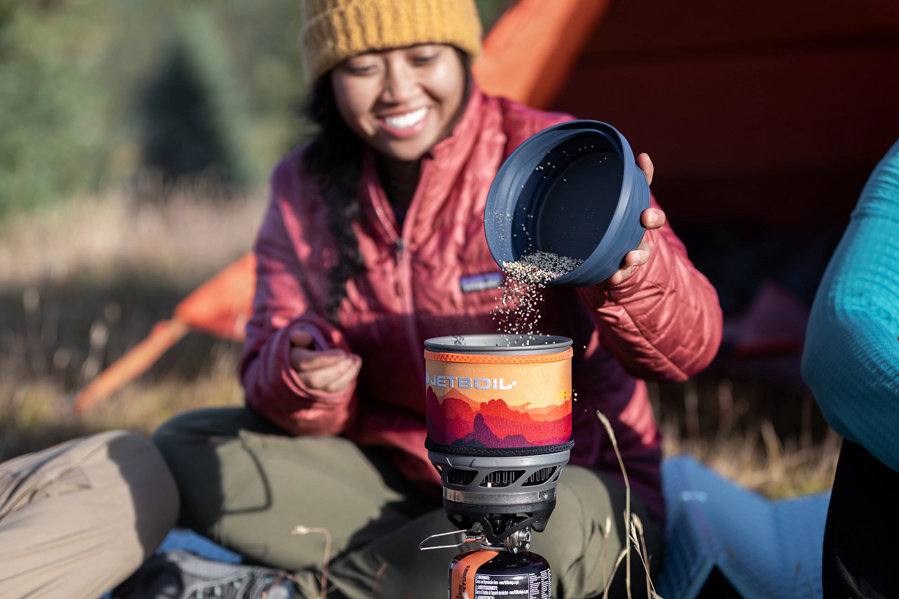 Jetboil minimo camp stove carbon assembled